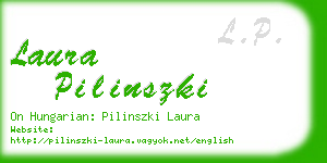 laura pilinszki business card